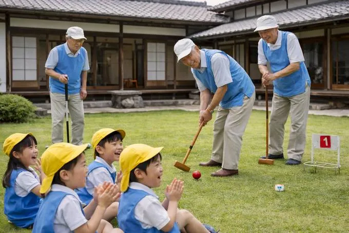看護師が血圧を測りながら相談に応じている様子